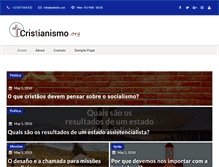 Tablet Screenshot of cristianismo.org