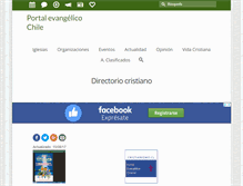 Tablet Screenshot of cristianismo.cl